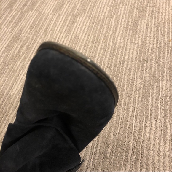 Delman Nancy Suede Knee Boots - Picture 5 of 5